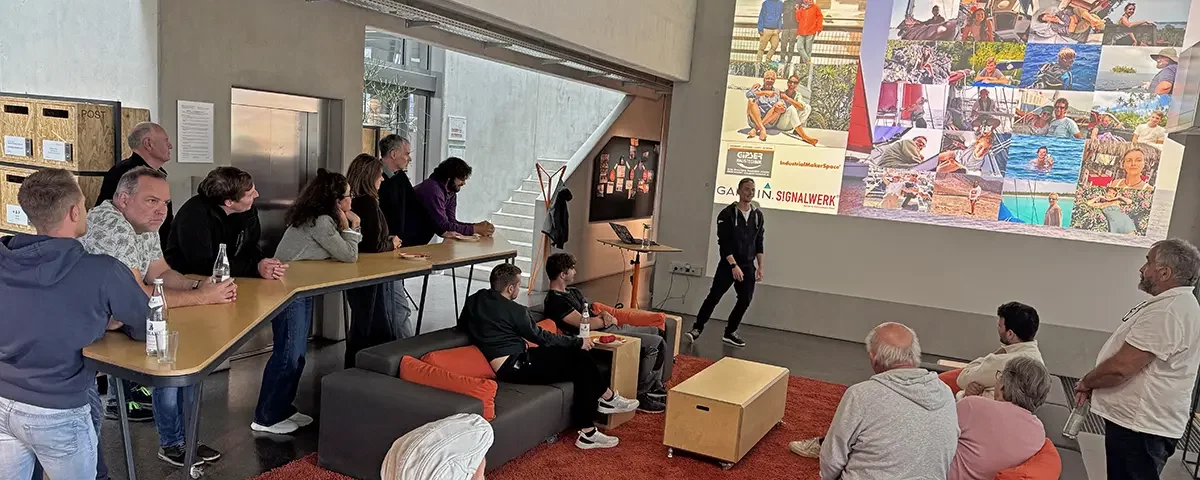 Paul Pindel zu Besuch im Industrial Makerspace